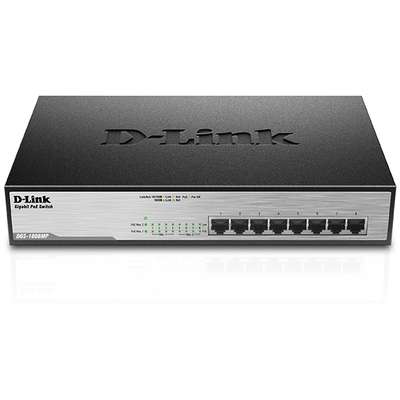 SWT POE+ 8*1000TX D-LINK DGS-1008MP