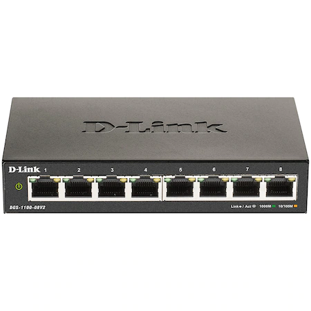 8-Port Switch D-link DGS-1100-08V2/E