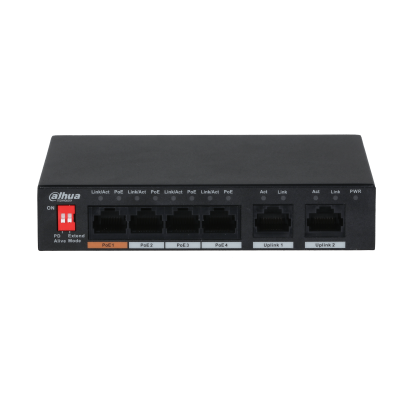 SWITCH  4PoE +2 Gigabit uplink Dahua