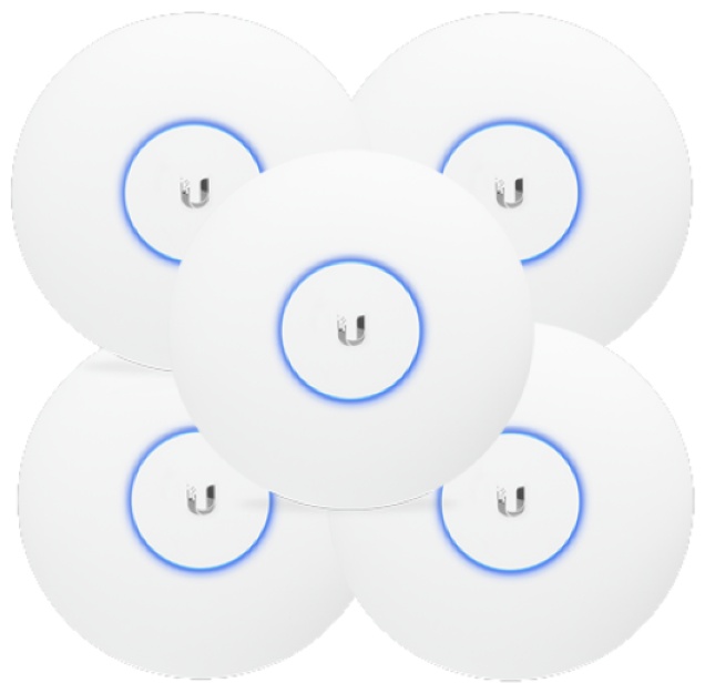 "Ceiling-mounted WiFi 5 AP with 8 spatia