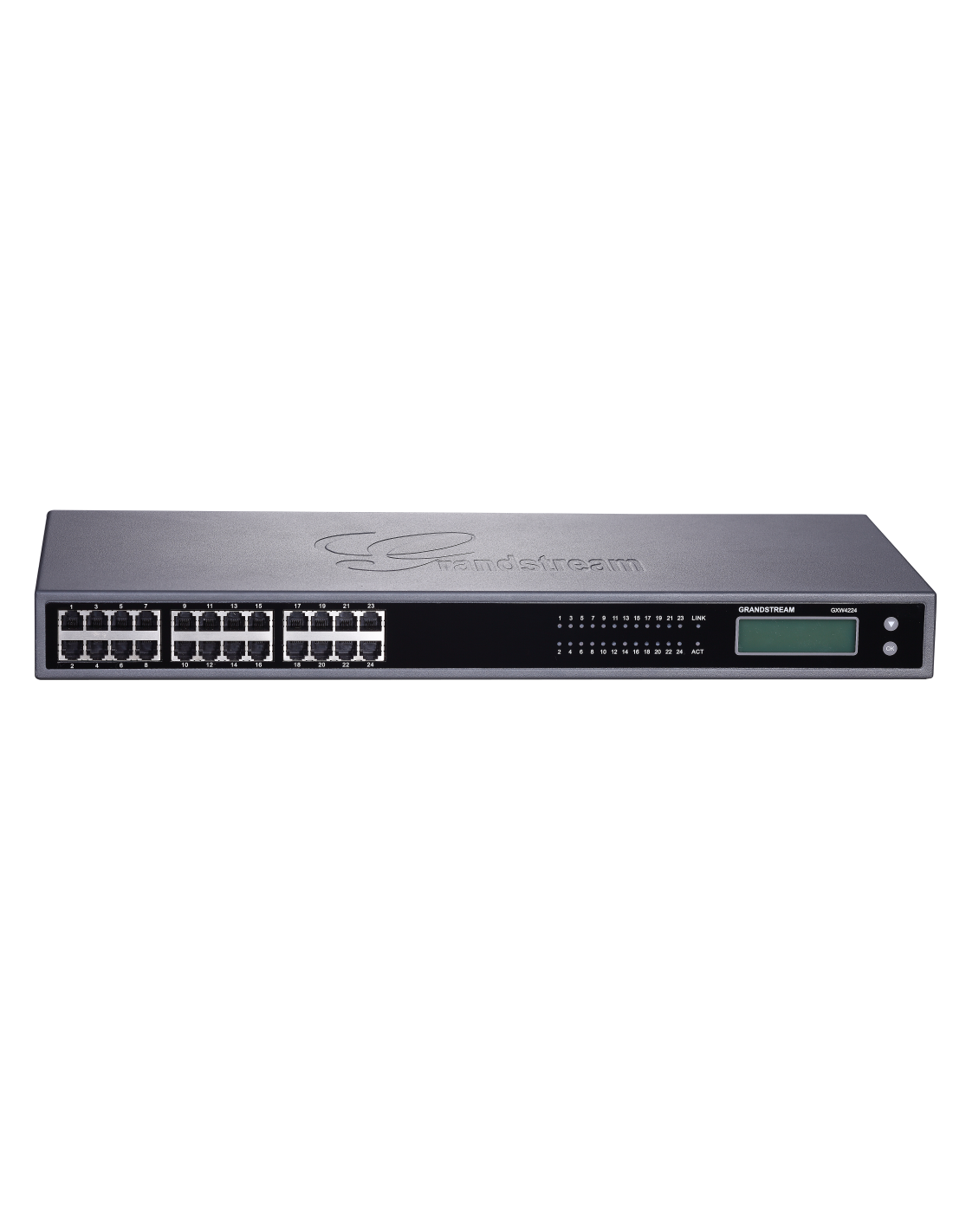 High-Density FXS VoIP Gateway, 24 FXS, 2