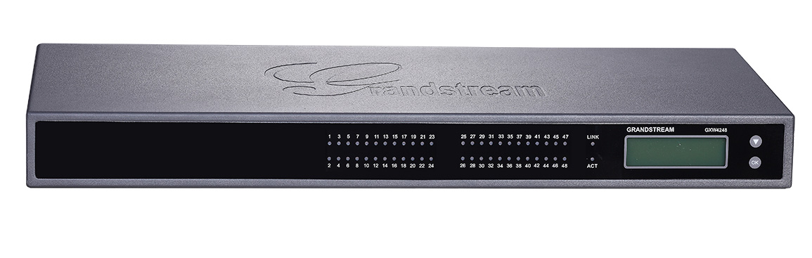 High-Density FXS VoIP Gateway, 48 FXS, 2