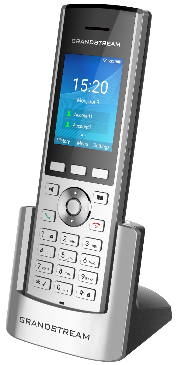 Wi-Fi IP phone, 2 SIP accounts, 2 lines,