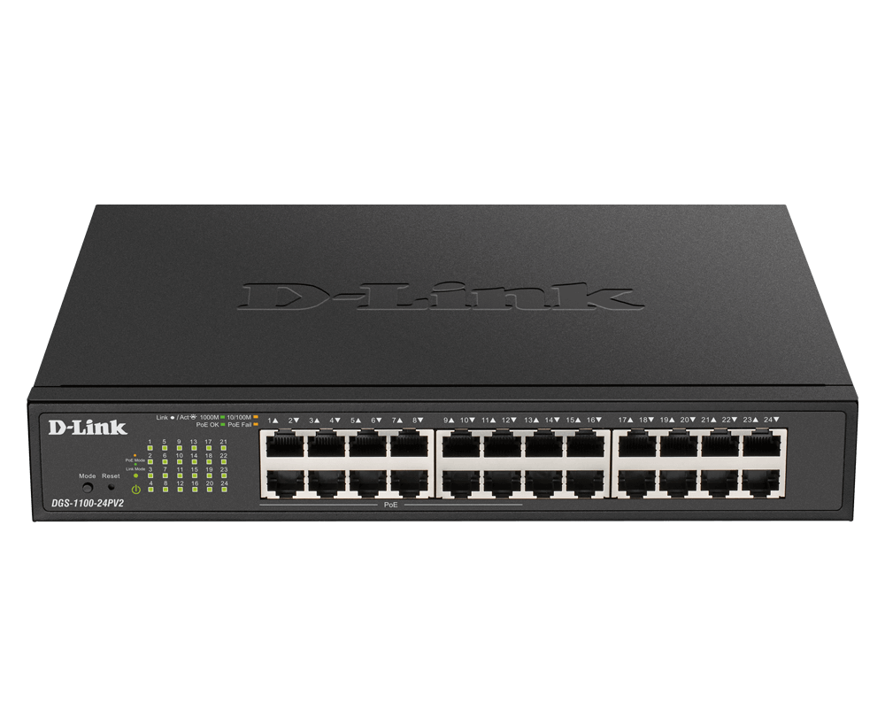 SWT 24 Ports 12PoE D-LINK DGS-1100-24PV2