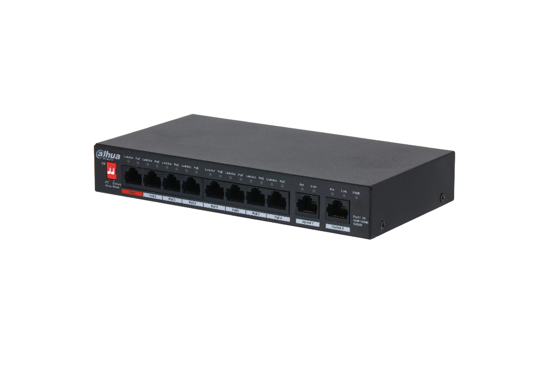 SWITCH  8PORT POE PFS3010-8GT-96-V2