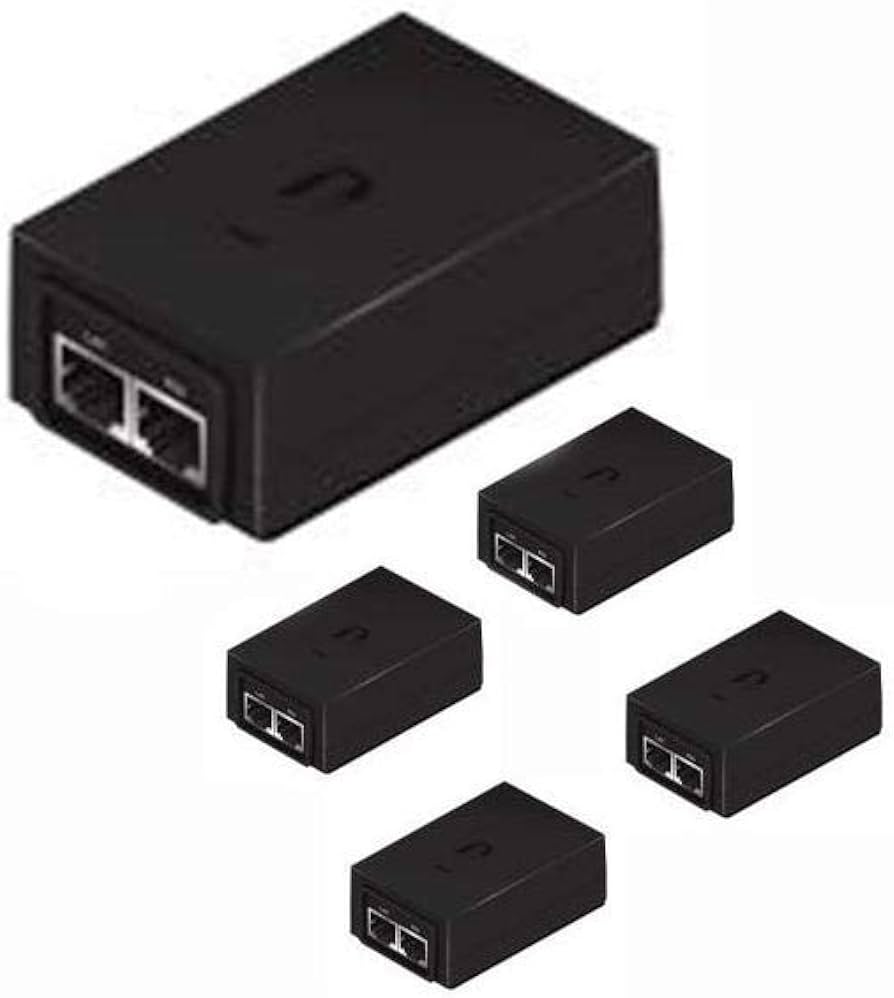 24v, 1A Giga POE, white, 5-pack