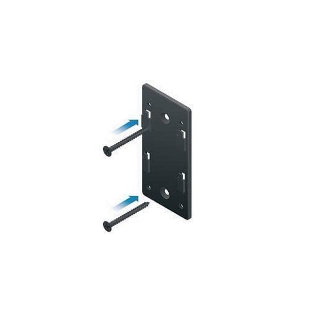"Wall Mount for Ubiquiti PoE injectors.