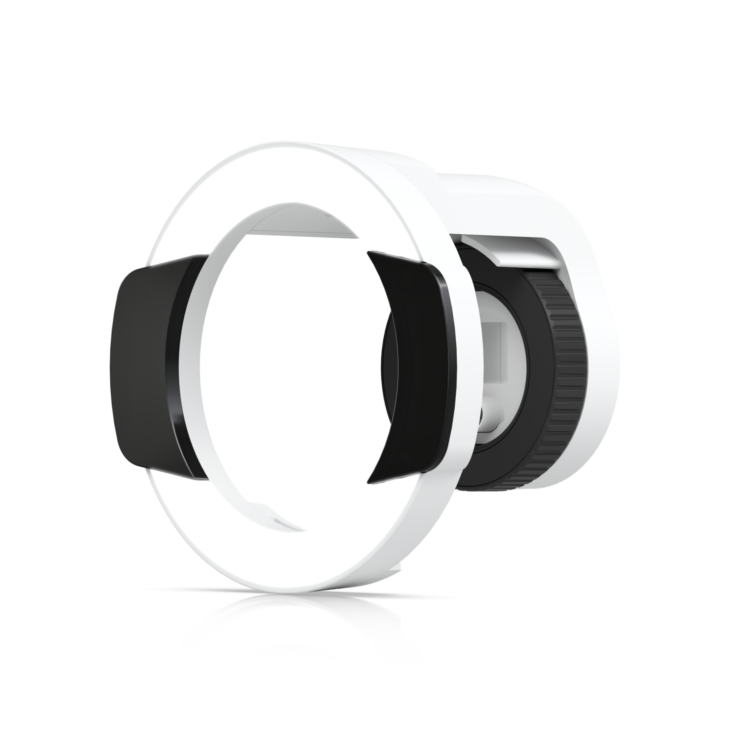 Seamlessly attached vision enhancement f