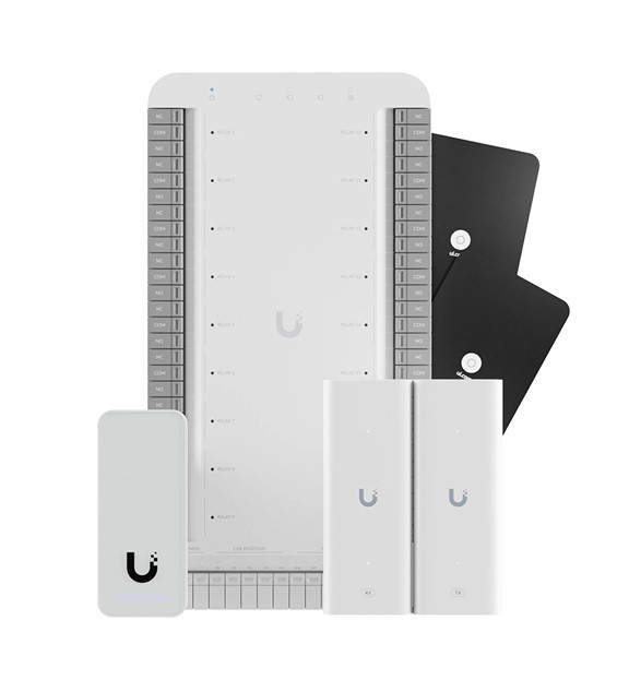 "Connects to in-elevator readers using P