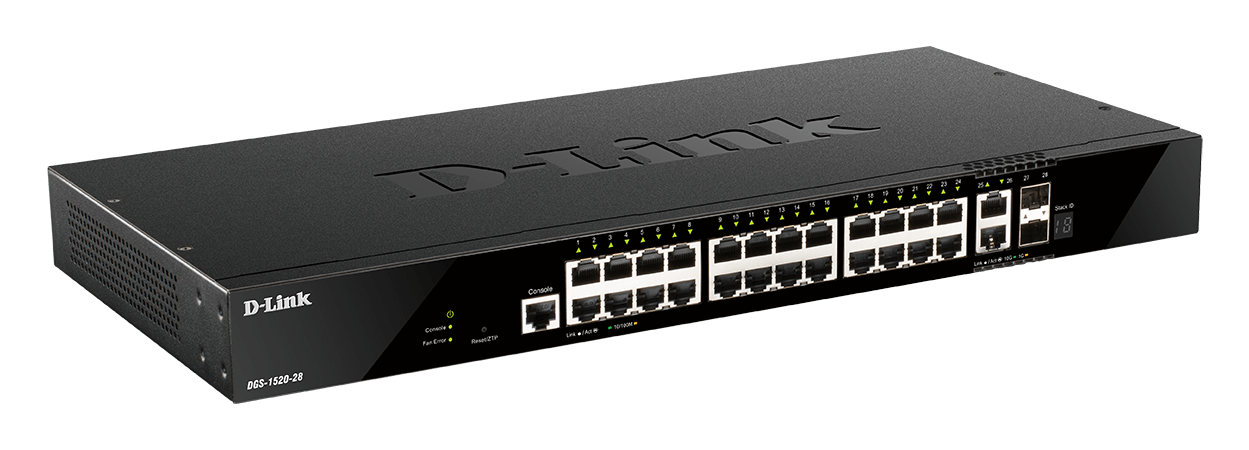 28-P SMART MANAGED SWITCH/GIGABIT STACKABLE 4X 10G
