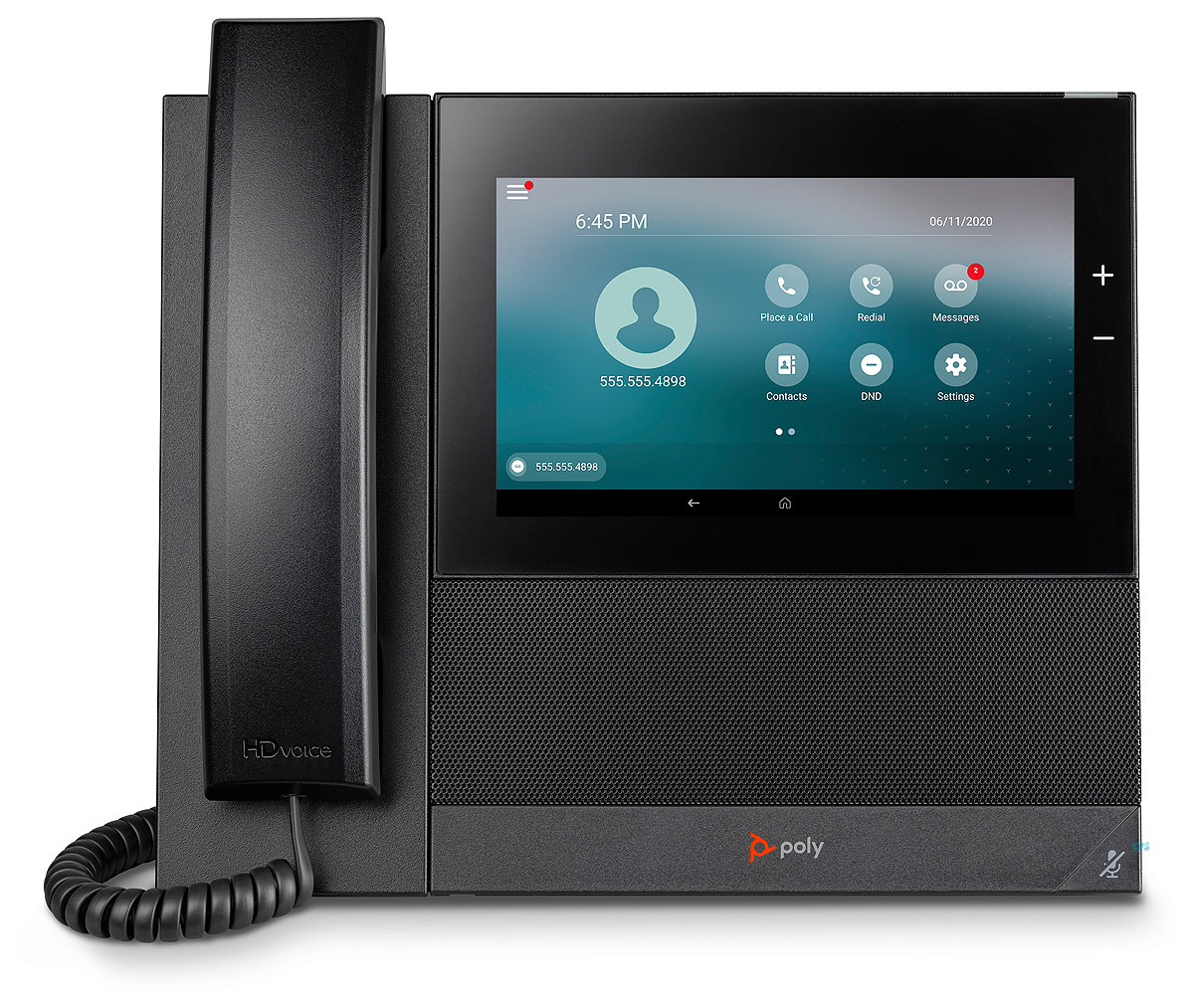 Poly CCX 600 Business Media Phone with Open SIP and PoE-enabled