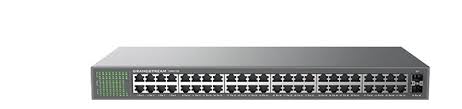Unmanaged Network Switch, 48x GbE RJ45,