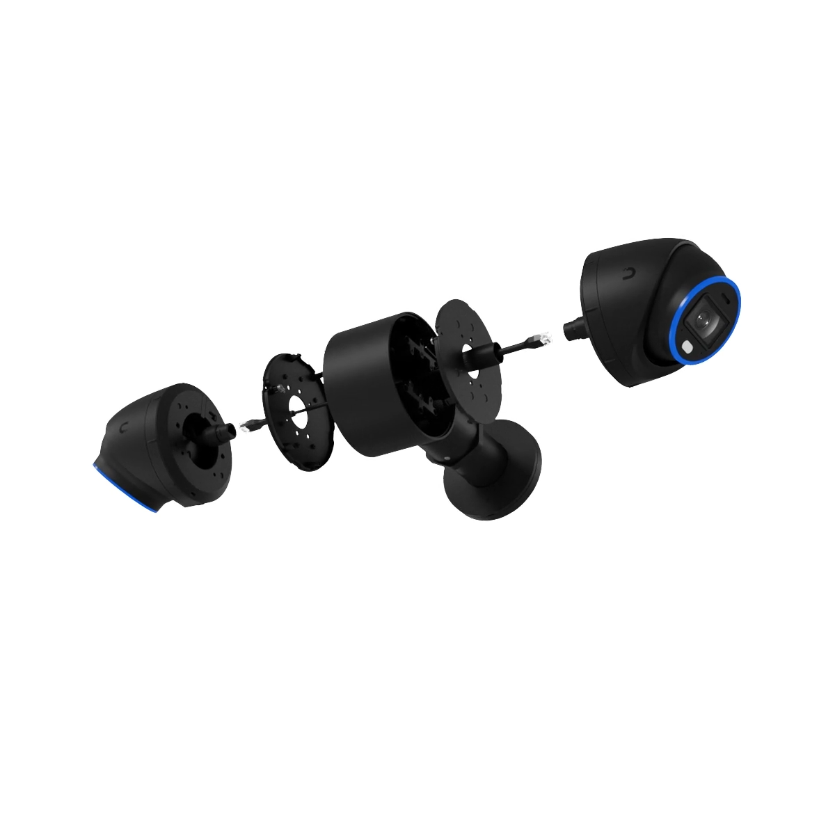 "Tamper-resistant, back-to-back mount fo