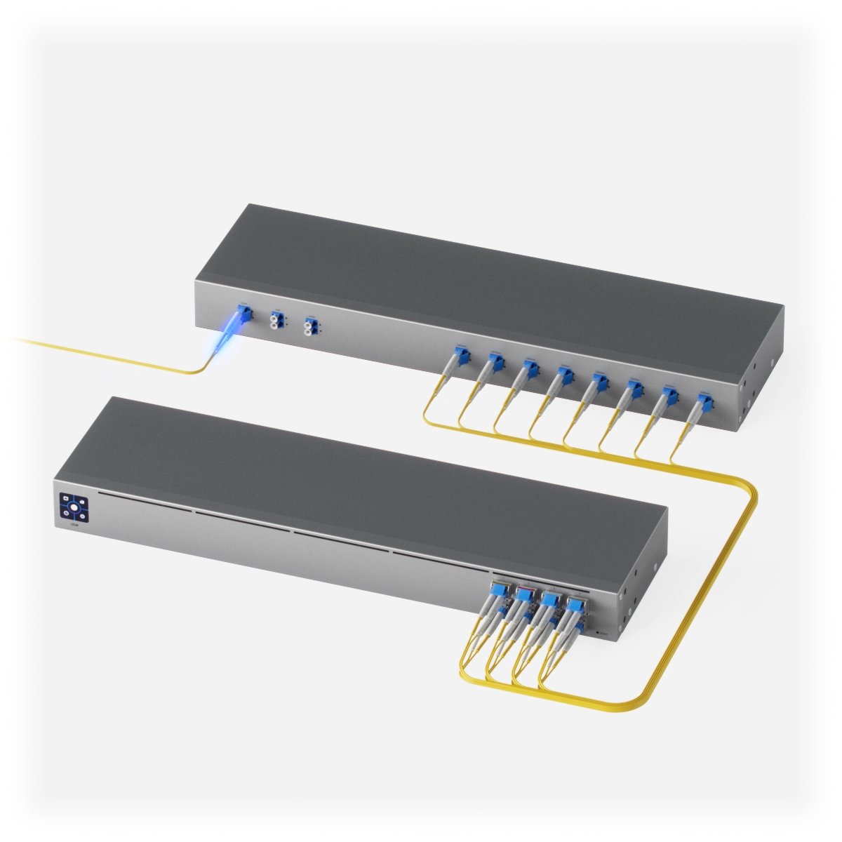 "Rack-mountable 8-channel 1450 to 1590 n