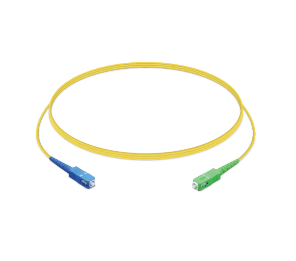 "Features an SC/UPC connector on one end