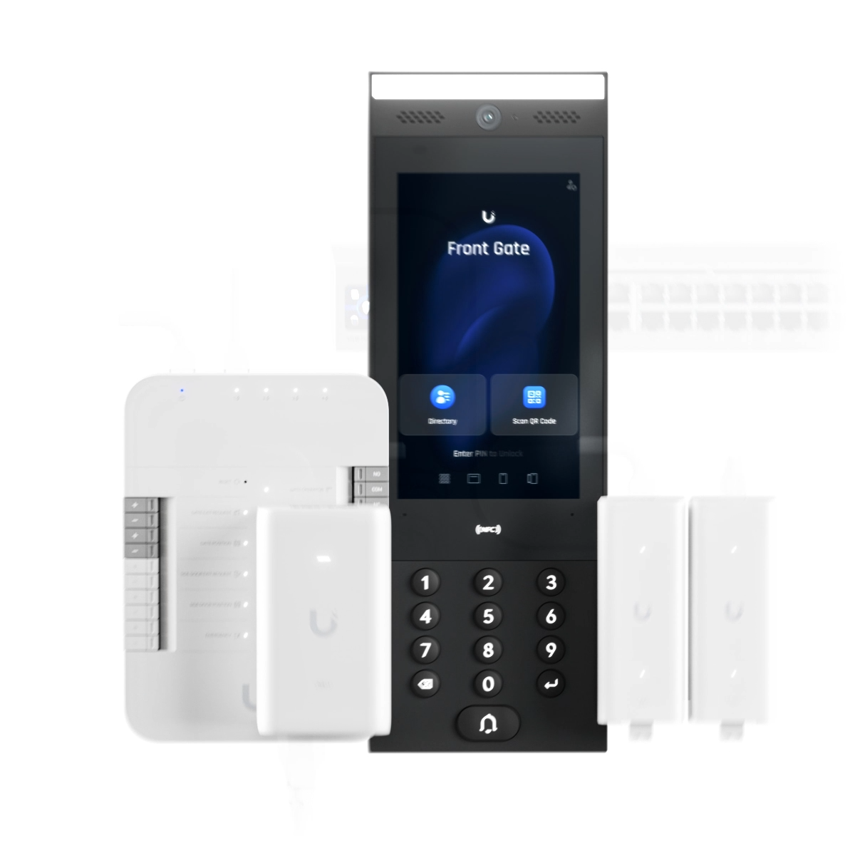 "Control a vehicle gate using the connec