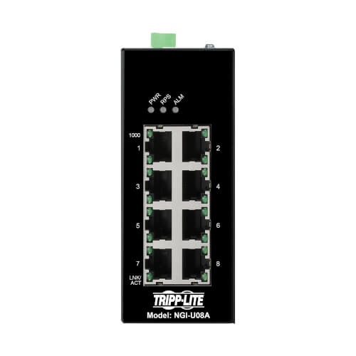 TrippLite 8-Port Unmanaged Industrial Gi