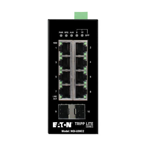 TrippLite 8-Port Unmanaged Industrial Gi