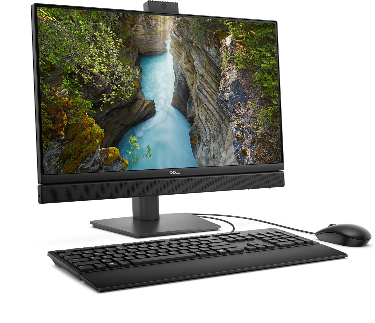 Dell Pro 24 All-in-One QC24251,Adj Stand,U5 235T,16GB,512GB SSD,W11 Pro,WLAN + BT,23.8" FHD,Wireless Kb & Mouse,130W,TPM