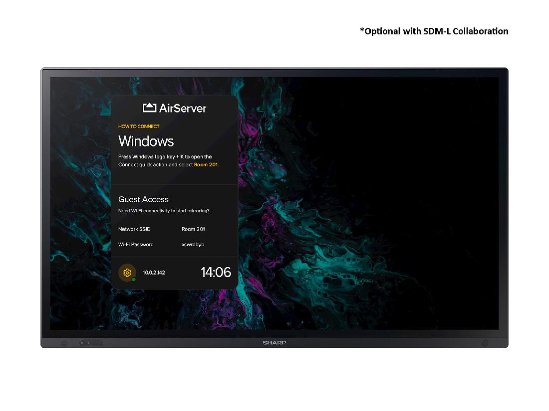 SHARP PN-LA862 86" LA-Series Interactive