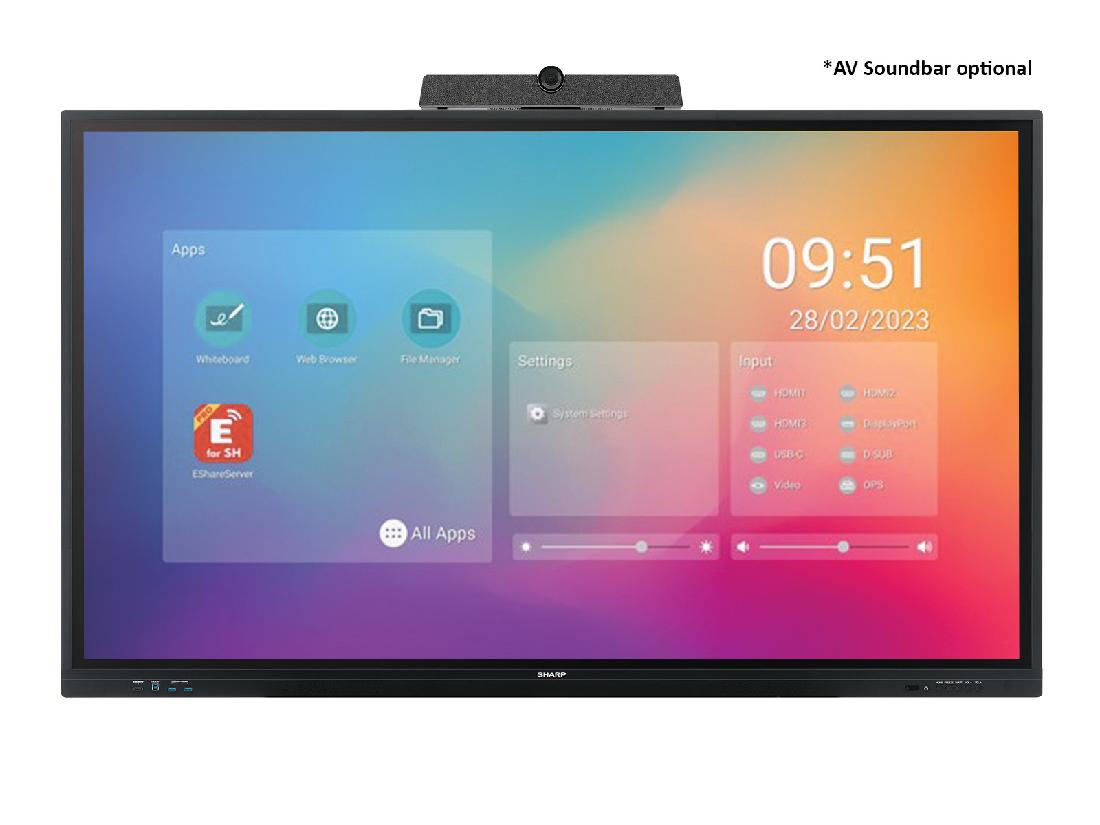 SHARP PN-LC652 65" LC-Series Interactive