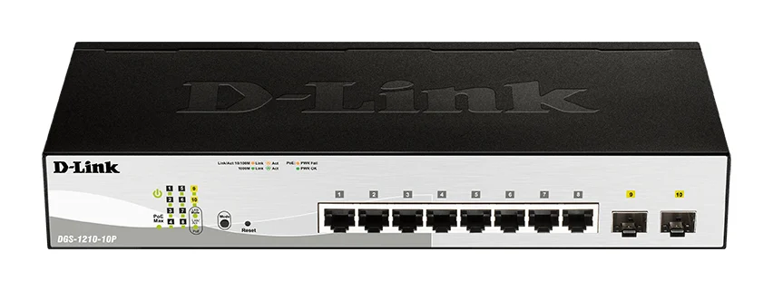 SWT 10*GBIT POE D-LINK DGS-1210-10P/E