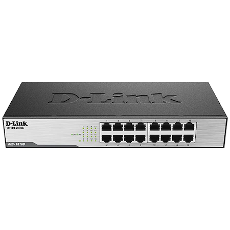 DES-1016D FASTETHERNET SWITCH/16X 10/100MBIT RJ45 NWAY DESKTOP IN