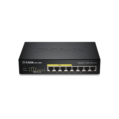 Switch 8*1000TX D-LINK DGS-1008P/E