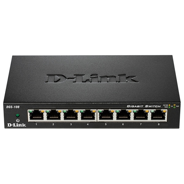 8-PORT LAYER2 GIGABIT SWITCH/.
